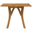 VIDAXL - vidaXL Table de jardin 85x85x75 cm Bois d'acacia solide - vignette