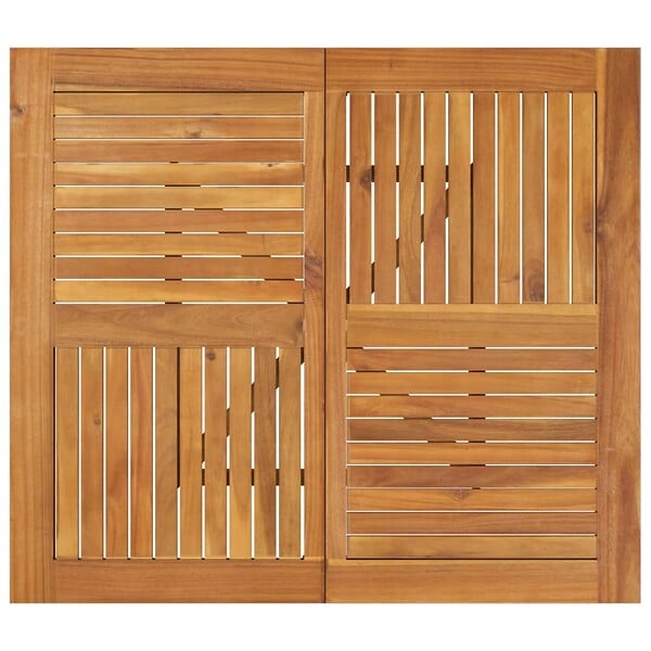 VIDAXL - vidaXL Table de jardin 85x85x75 cm Bois d'acacia solide - large