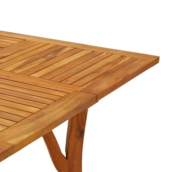 VIDAXL - vidaXL Table de jardin 85x85x75 cm Bois d'acacia solide - large