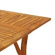 VIDAXL - vidaXL Table de jardin 85x85x75 cm Bois d'acacia solide - vignette