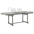 VIDAXL - vidaXL Table à dîner de jardin (160-240)x100x75cm Bois d'acacia massif - vignette