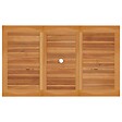 VIDAXL - vidaXL Table de jardin 150x90x75 cm Bois de teck massif - vignette