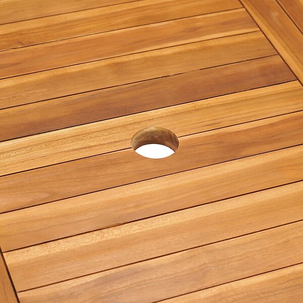 VIDAXL - vidaXL Table de jardin 150x90x75 cm Bois de teck massif - large