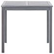 VIDAXL - vidaXL Table de jardin Gris 80x80x74 cm Bois d'acacia massif - vignette