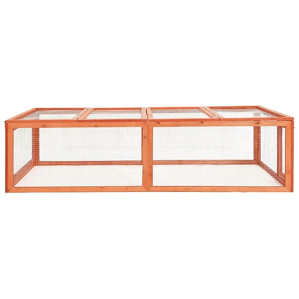 VIDAXL - vidaXL Clapier 183x90x46,5 cm Bois de sapin massif - large