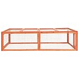 VIDAXL - vidaXL Clapier 183x90x46,5 cm Bois de sapin massif - vignette