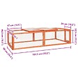 VIDAXL - vidaXL Clapier 183x90x46,5 cm Bois de sapin massif - vignette