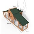 VOUNOT - Poulailler en Bois XL avec Pondoir et Perchoir - vignette