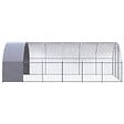 VIDAXL - vidaXL Poulailler d'extérieur 3x6x2 m Acier galvanisé - vignette