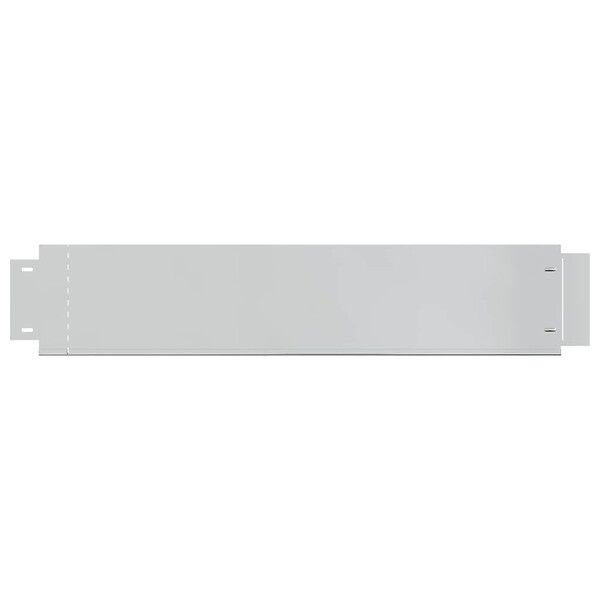 VIDAXL - vidaXL Clôture de pelouse 10 pcs Acier galvanisé 100x20 cm - large