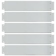 VIDAXL - vidaXL Bordure de pelouse 5 pcs Acier galvanisé 100 x 19 cm - vignette