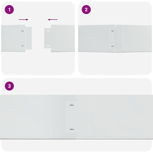 VIDAXL - vidaXL Bordure de pelouse 5 pcs Acier galvanisé 100 x 19 cm - large