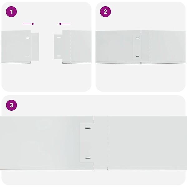 VIDAXL - vidaXL Clôture de pelouse 15 pcs Acier galvanisé 100x20 cm - large
