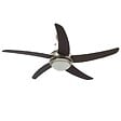 VIDAXL - vidaXL Ventilateur de plafond orné avec lampe 128 cm Marron - vignette