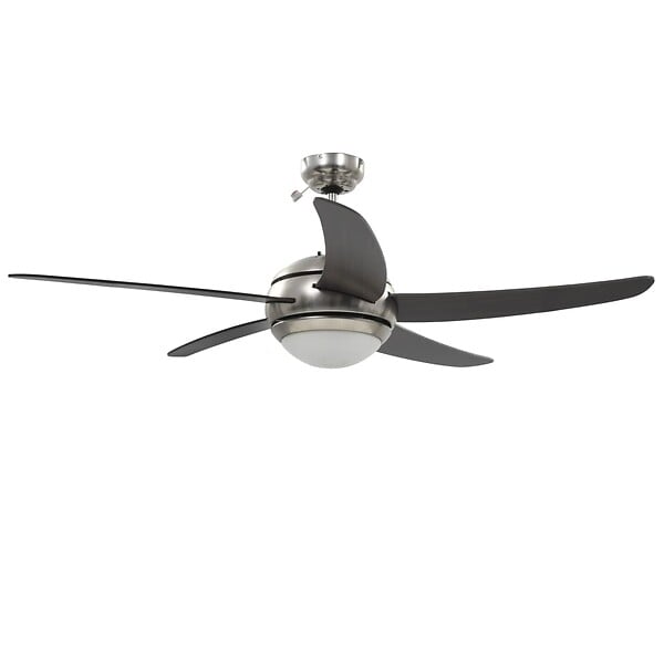 VIDAXL - vidaXL Ventilateur de plafond orné avec lampe 128 cm Marron - large
