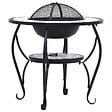 VIDAXL - vidaXL Table de foyer mosaïque Bleu et blanc 68 cm Céramique - vignette