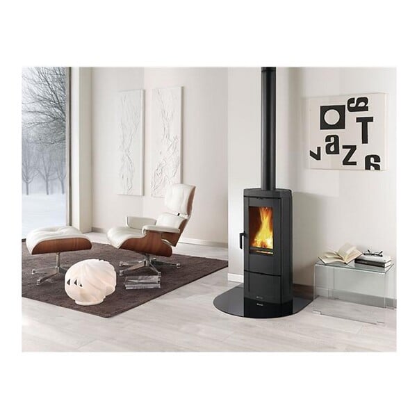 NORDICA - Poêle à Bois 6.2kw Noir - 7119301 - large