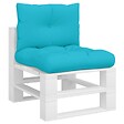 VIDAXL - vidaXL Coussins de palette lot de 2 turquoise tissu Oxford - vignette