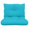 VIDAXL - vidaXL Coussins de palette lot de 2 turquoise tissu Oxford - vignette