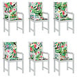 VIDAXL - vidaXL Coussins de chaise à dossier bas lot de 6 multicolore tissu - vignette