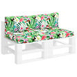 VIDAXL - vidaXL Coussins de palette lot de 2 multicolore tissu Oxford - vignette