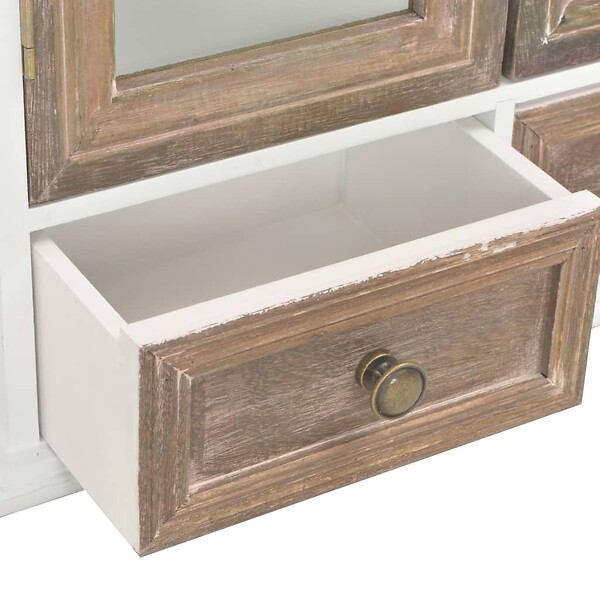 VIDAXL - vidaXL Armoire murale Blanc 49x22x59 cm Bois d'ingénierie - large