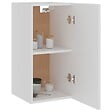 VIDAXL - vidaXL Armoire suspendue "Lyon" Blanc 29,5x31x60 cm Bois d'ingénierie - vignette