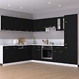 VIDAXL - vidaXL Armoire en verre suspendue "Lyon" Noir 60x31x60 cm - vignette