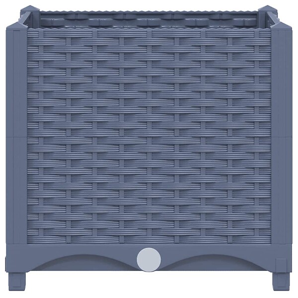 VIDAXL - vidaXL Lit surélevé 40x40x38 cm Polypropylène - large