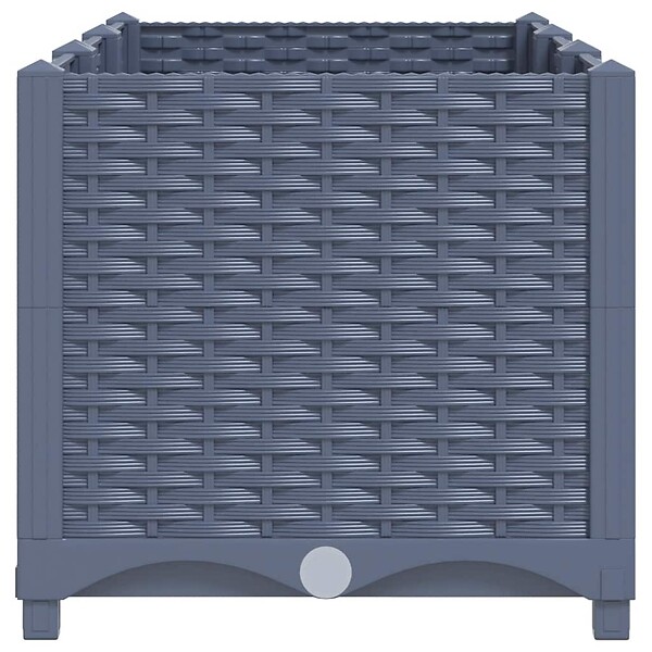VIDAXL - vidaXL Lit surélevé 120x40x38 cm Polypropylène - large