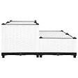 VIDAXL - vidaXL Lit surélevé 80x80x38 cm Polypropylène - vignette