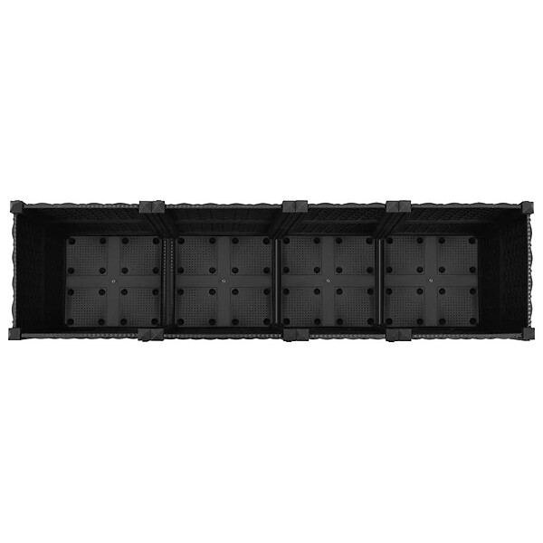 VIDAXL - vidaXL Lit surélevé 160x40x38 cm Polypropylène - large