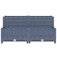 VIDAXL - vidaXL Lit surélevé 80x80x38 cm Polypropylène - vignette