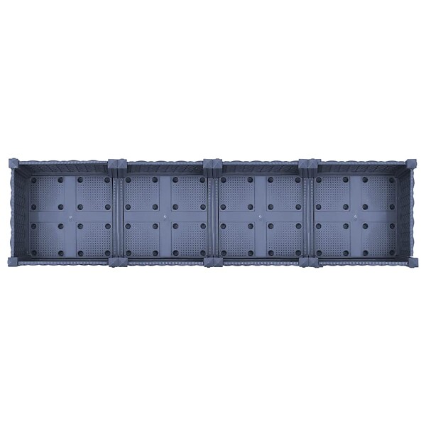 VIDAXL - vidaXL Lit surélevé 160x40x23 cm Polypropylène - large
