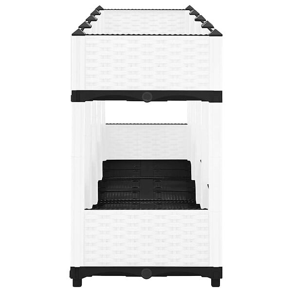 VIDAXL - vidaXL Lit surélevé 160x40x71 cm Polypropylène - large