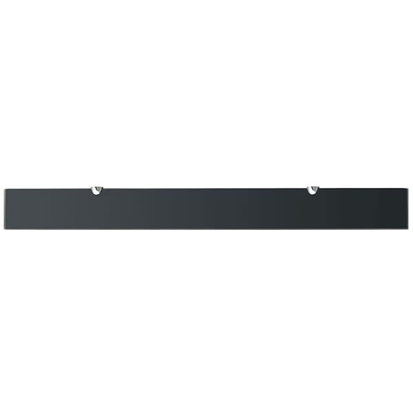 VIDAXL - vidaXL Étagère murale pour salon chambre salle de bain Verre 100 x 10 cm 8 mm - large