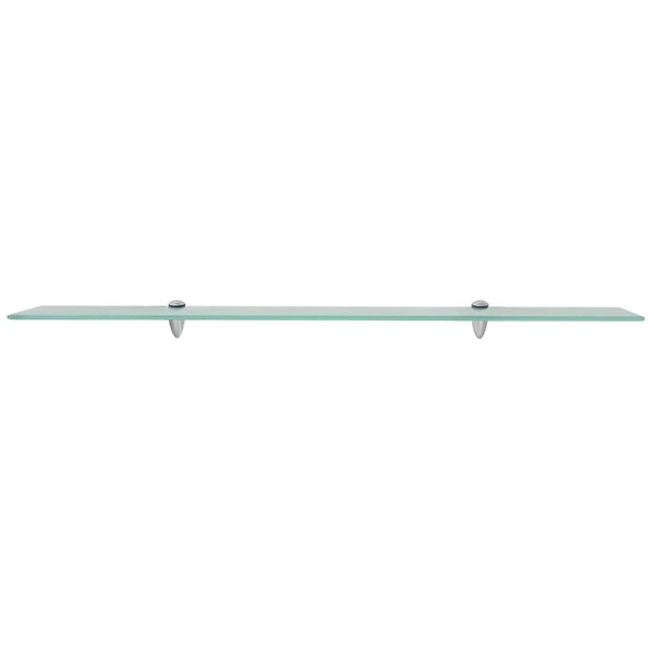 VIDAXL - vidaXL 2x Etagères Murales Etagères Flottantes Etagères Suspendues Salon Chambre à Coucher Salle de Bain Maison Intérieur Verre 100x10 cm 8 mm - large