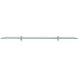 VIDAXL - vidaXL 2x Etagères Murales Etagères Flottantes Etagères Suspendues Salon Chambre à Coucher Salle de Bain Maison Intérieur Verre 100x10 cm 8 mm - vignette