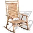 VIDAXL - vidaXL Chaise à  bascule en bambou - vignette