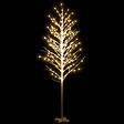 VIDAXL - vidaXL Bouleau blanc à  LED 672 LED Blanc chaud 400 cm - vignette