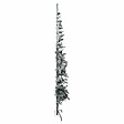 VIDAXL - vidaXL Demi sapin de Noël artificiel mince avec neige floquée 180 cm - vignette