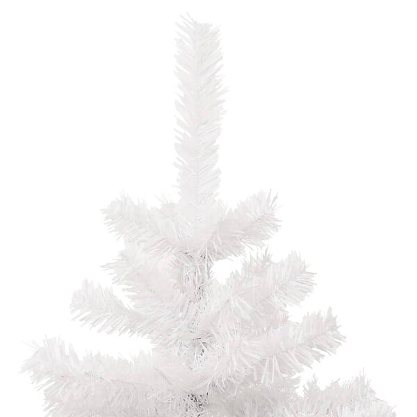VIDAXL - vidaXL Arbre de Noël hélicoïdal pré-éclairé avec pot blanc 120 cm PVC - large