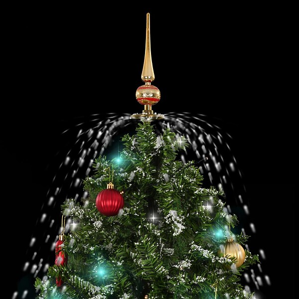 VIDAXL - vidaXL Arbre de Noël neigeux avec base de parapluie Vert 170 cm - large