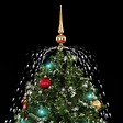 VIDAXL - vidaXL Arbre de Noël neigeux avec base de parapluie Vert 170 cm - vignette