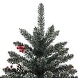 VIDAXL - vidaXL Sapin de Noël artificiel avec support Vert 210 cm PVC - vignette