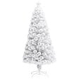 VIDAXL - vidaXL Arbre de Noël artificiel pré-éclairé blanc 120 cm fibre optique - vignette
