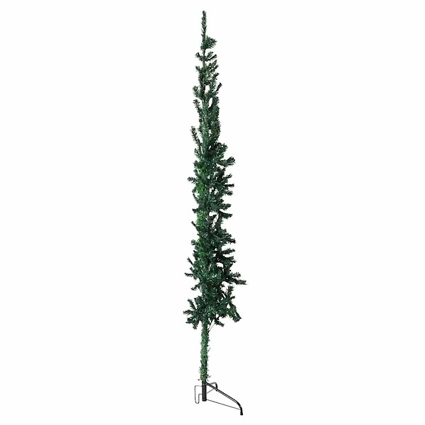 VIDAXL - vidaXL Demi sapin de Noël artificiel mince avec support Vert 150 cm - large