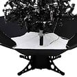 VIDAXL - vidaXL Arbre de Noël neigeux avec base de parapluie Noir 140 cm PVC - vignette