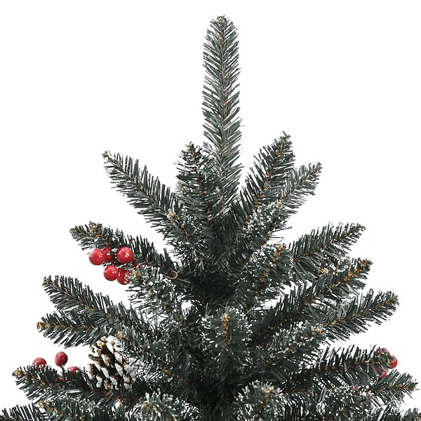 VIDAXL - vidaXL Sapin de Noël artificiel avec support Vert 150 cm PVC - large
