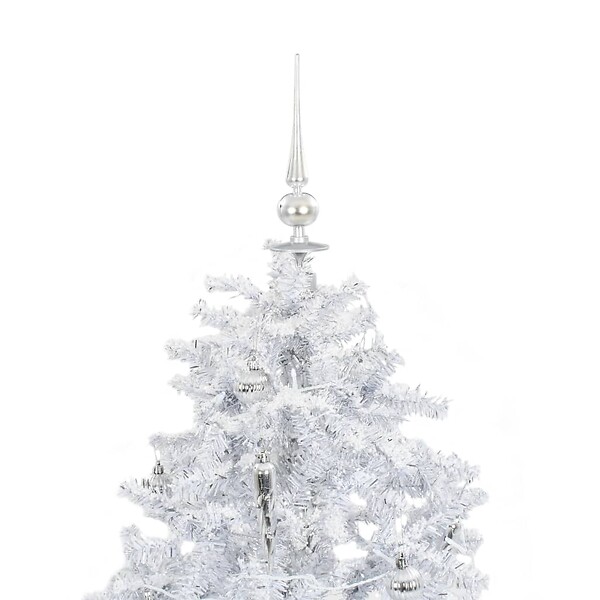 VIDAXL - vidaXL Arbre de Noël neigeux avec base de parapluie Blanc 140 cm - large